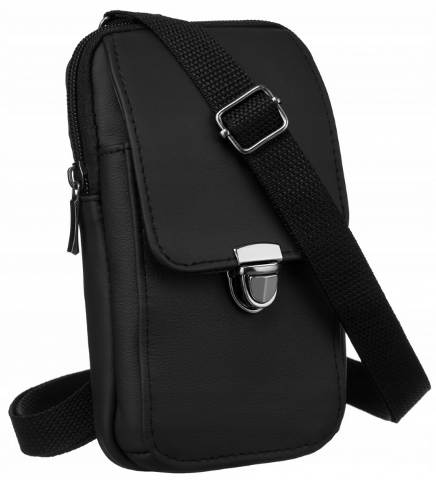 Mini geanta de dama din piele naturala - Rovicky PTR-DHN-201-CLB-6472 BL [8]