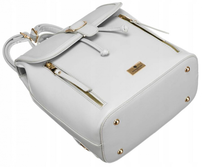 Rucsac elegant de dama din piele ecologica - Peterson PTR-PTN L61409-0289 GRA [8]