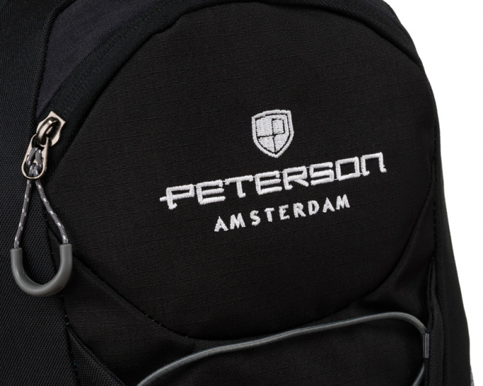 Rucsac ușor, negru, pentru călătorii, cu o curea pentru piept - Peterson PTR-PTN JPS-03-8504 BL [3]