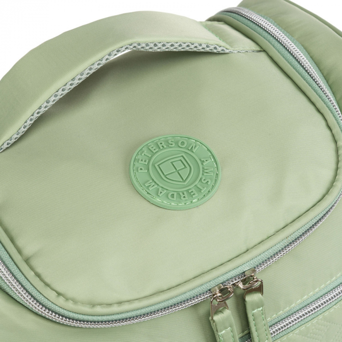 Geantă cosmetice de călătorie din material sintetic verde cu cârlig pentru agățare - Peterson PTR-PTN 24463-3964 GREEN [8]