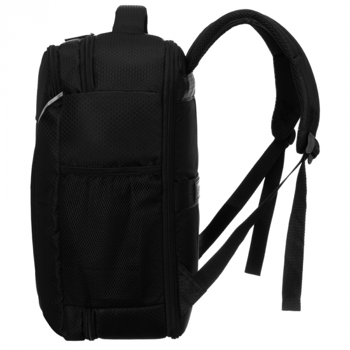 Rucsac de călătorie negru din poliester, perfect pentru bagajul de mână - Peterson PTR-PTN BOCIAN-6408 BLAC [3]