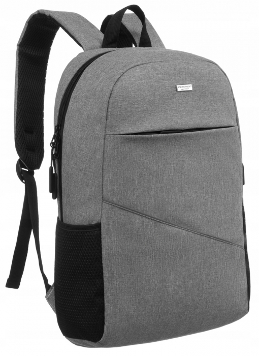 Rucsac mare pentru laptop , cu port USB - Peterson PTR-PTN 32702-6601 D GRA [1]