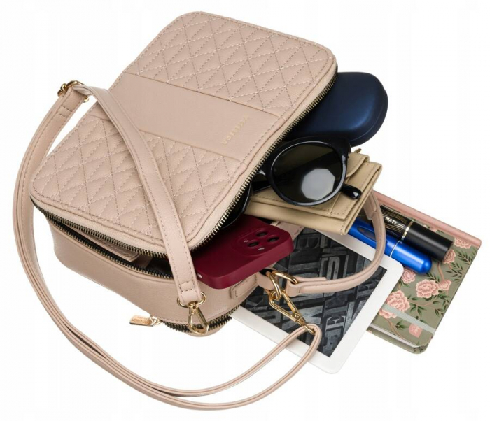 Geantă dama messenger mică, elegantă, din piele ecologică - Peterson PTR-PTN 1091-2-9541 BE [8]