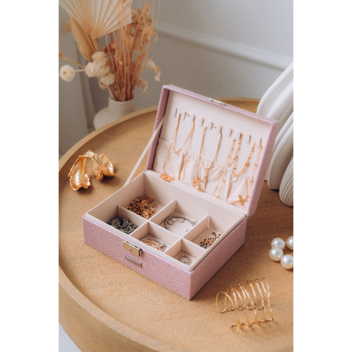 Cutie de bijuterii cu cheie, roz - Peterson PTR-PTN SZK-11-5936 PINK [6]