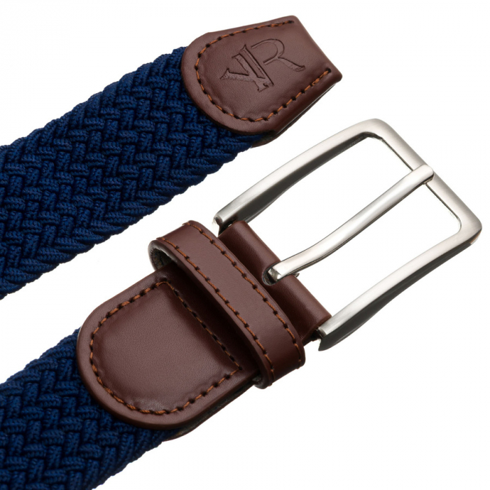 Curea unisex din pânză, bleumarin - Rovicky PTR-R-PAR-PU-115-0932 NA [4]