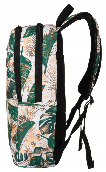 Rucsac clasic de damă din poliester cu model de plante - Rovicky PTR-R-PST-9329 08 [3]
