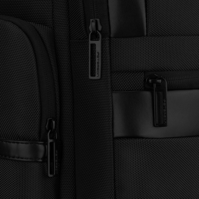 Rucsac de călătorie negru din poliester cu bretele reglabile - Peterson PTR-PTN HY243-7062 BLACK [18]