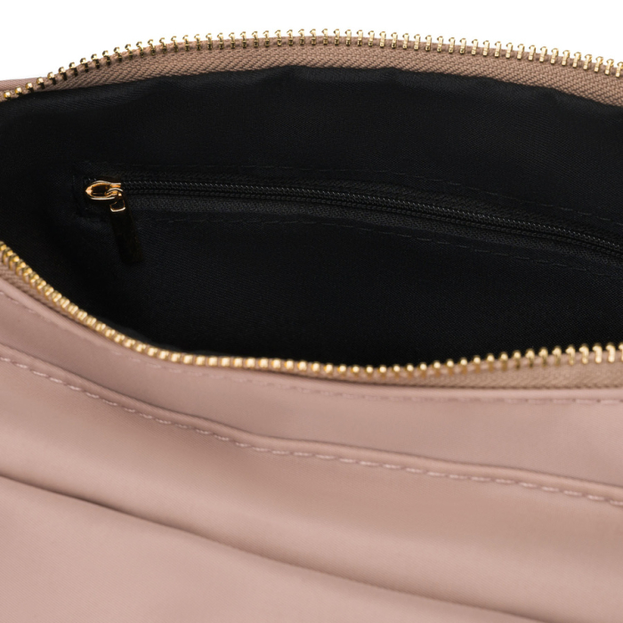 Geantă de damă roz din nailon cu închidere cu fermoar - Peterson PTR-PTN JN-14-0313 PINK [11]