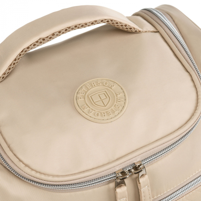 Geantă practică de cosmetice de călătorie din material sintetic, de culoare bej - Peterson PTR-PTN 24463-3957 BEIGE [9]