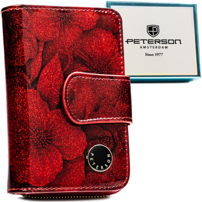 Portofel dama din piele naturala Peterson PTR-PTN PS115-FDS RED [1]