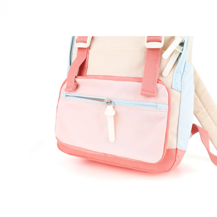 Rucsac urban multicolor pentru femei cu închidere cu fermoar - Himawari PTR-1088M-05 [5]