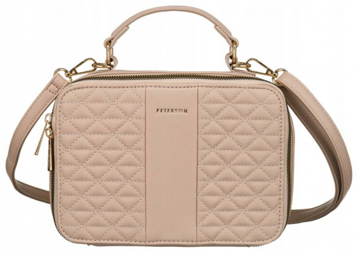 Geantă dama messenger mică, elegantă, din piele ecologică - Peterson PTR-PTN 1091-2-9541 BE [2]