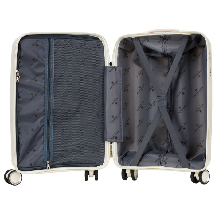 Valiză de cabină bej cu mâner telescopic - Peterson PTR-PTN PP-09-W-S-1440 B [5]