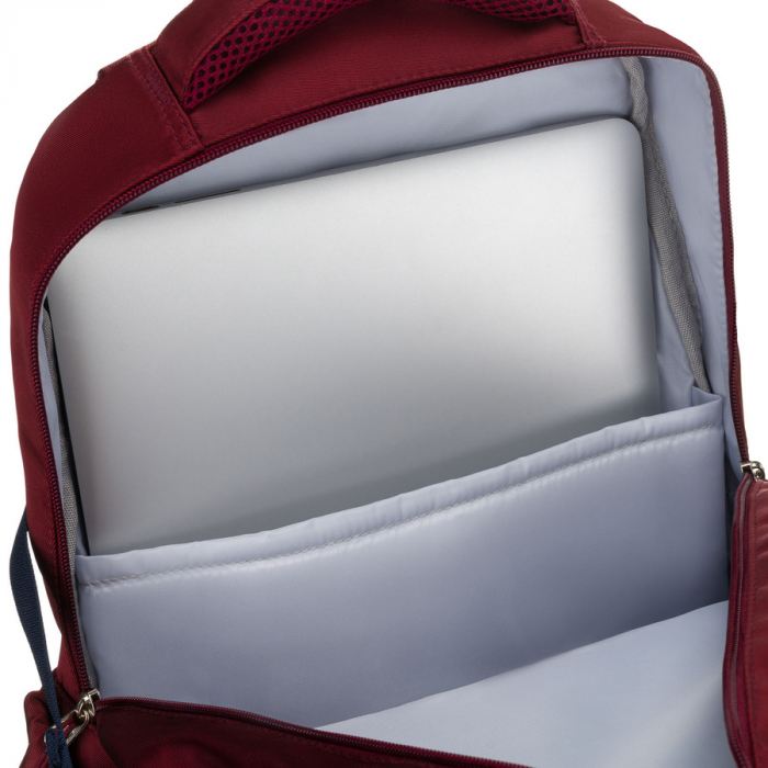 Rucsac școlar din poliester bordo cu , curele laterale - Peterson PTR-PTN 8594-1402 BORDO [10]