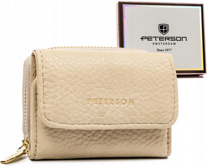 Portofel dama din piele Peterson PTR-PTN 011-HB-5079 BAIG [1]