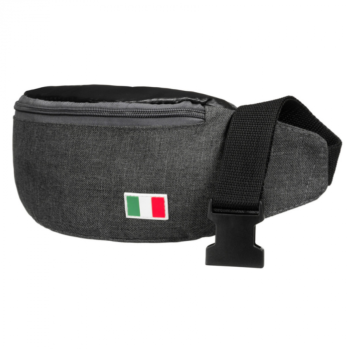 Borseta neagră de oraș cu fermoar solid PTR-WB05I-6996 BLACK [3]