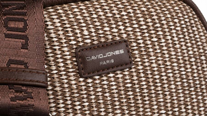 Geanta messenger de dama mica din piele ecologica - David Jones PTR-6875-1 BRO [4]