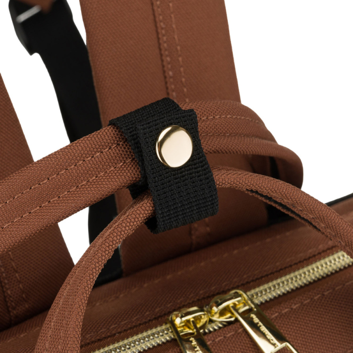 Rucsac de damă din poliester bej și maro cu compartiment pentru laptop - Peterson PTR-PTN ALFA BR-BE [10]