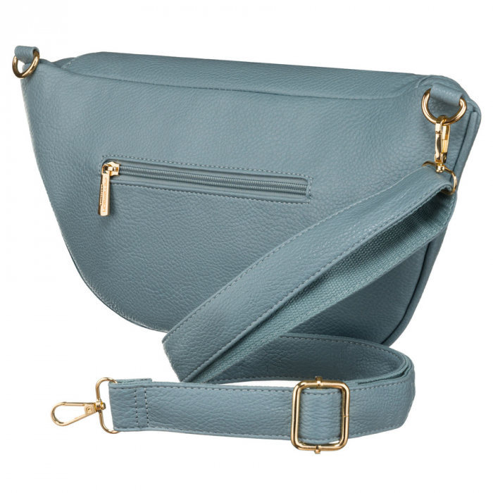 Geantă de damă albastră, geantă de umăr, geantă crossbody, din piele ecologică, Peterson PTR-PTN SSY-3-F19 BLUE [5]