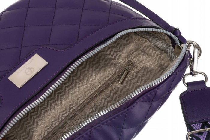 Geantă de damă urbană, matlasată, din piele ecologică - Rovicky PTR-R-NER-6-2960 PLUM [5]