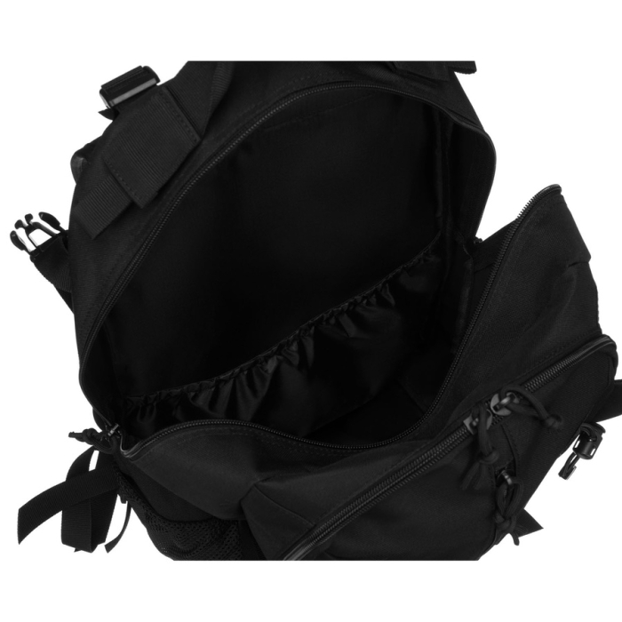 Rucsac militar negru cu curele de compresie - Peterson PTR-PTN BL076-8083 BLACK [20]
