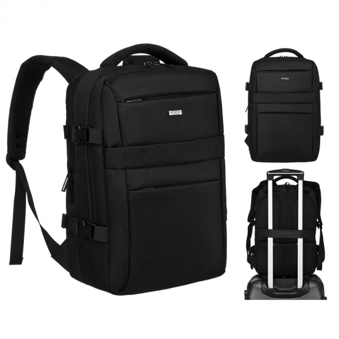 Rucsac negru de călătorie cu , curele reglabile - Peterson PTR-PTN PTY-04-8351 BLAC [2]