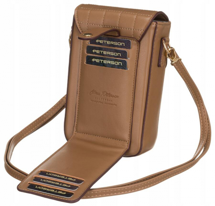 Poșetă mini din piele ecologică - Peterson PTR-PTN M-15-8010 GR [4]
