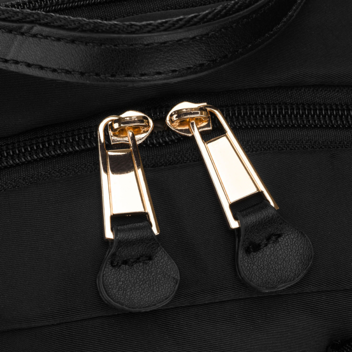 Rucsac de damă negru din nylon cu bretele reglabile - Peterson PTR-PTN JN-08-9980 BLACK [13]