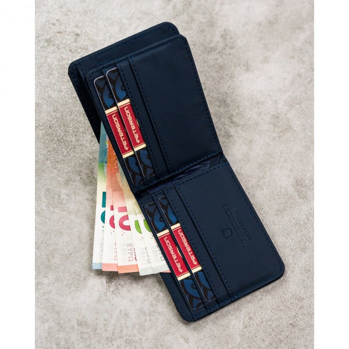 Portofel din piele pentru barbati Peterson PTR-PTN EH-07Z NAVY [7]