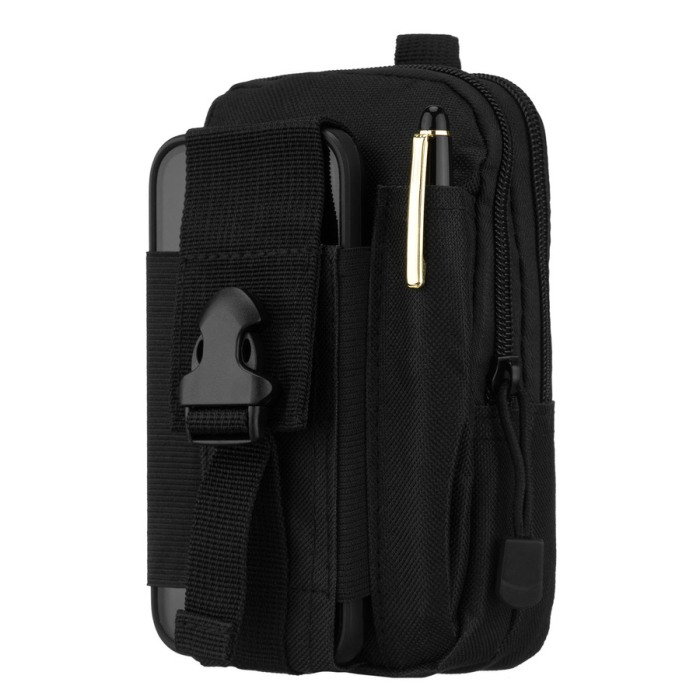 Husă neagră pentru centură, confecționată din poliester rezistent - Rovicky PTR-R-064-9237 BLACK [2]