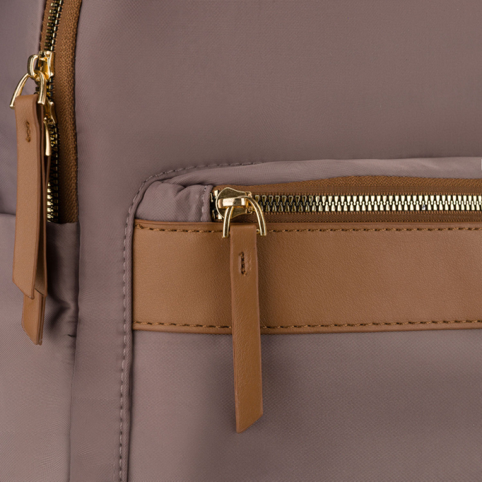 Rucsac de damă cu două compartimente din poliester - Peterson PTR-PTN JN-11-0160 BEIGE [13]
