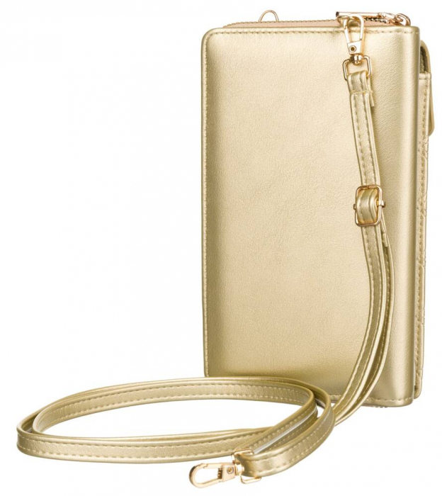 Mini geanta-portofel de dama din piele ecologica - 4U Cavaldi PTR-M-09-1187 GOLD [8]