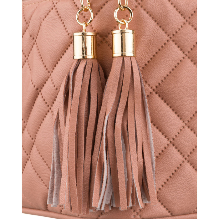 Geantă cosmetică roz, din material sintetic matlasat, cu închidere cu fermoar - Peterson PTR-PTN KOS-DA-11-3231 P [7]