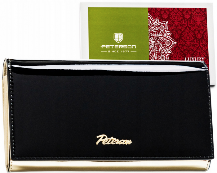 Portofel dama din piele naturala Peterson PTR-PTN 1N-411-6723 BL [1]