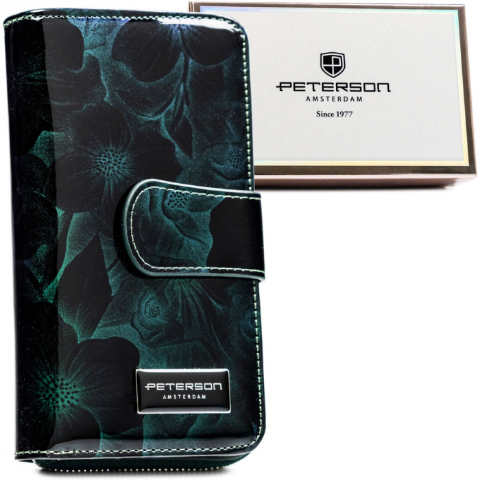 Portofel dama din piele naturala Peterson PTR-PTN PS116-FDS GREEN [2]