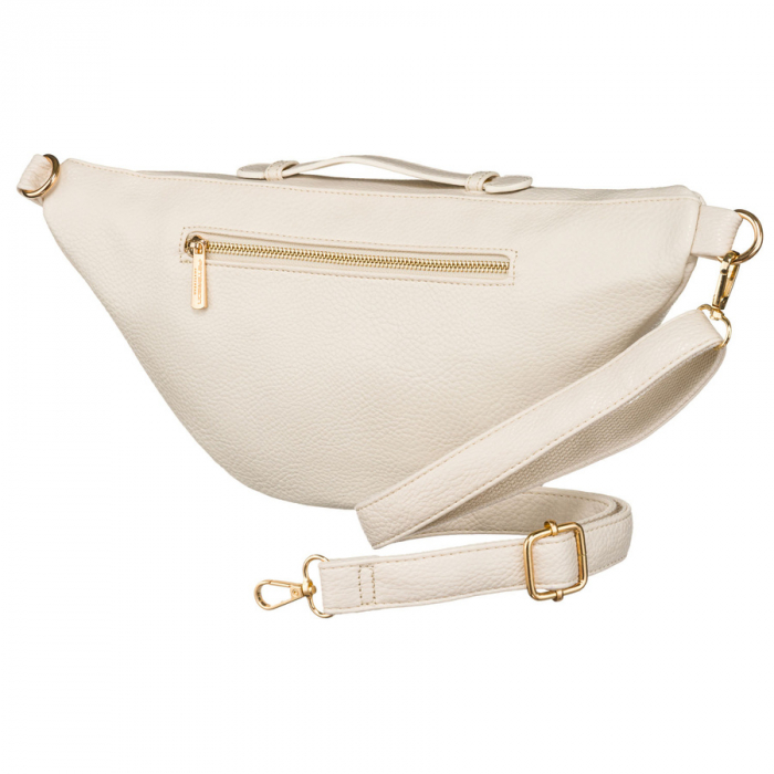 Geantă urbană de damă bej din piele ecologică, tip borseta sau geantă de umăr crossbody Peterson PTR-PTN SSY-2-F19 L.BEIG [6]