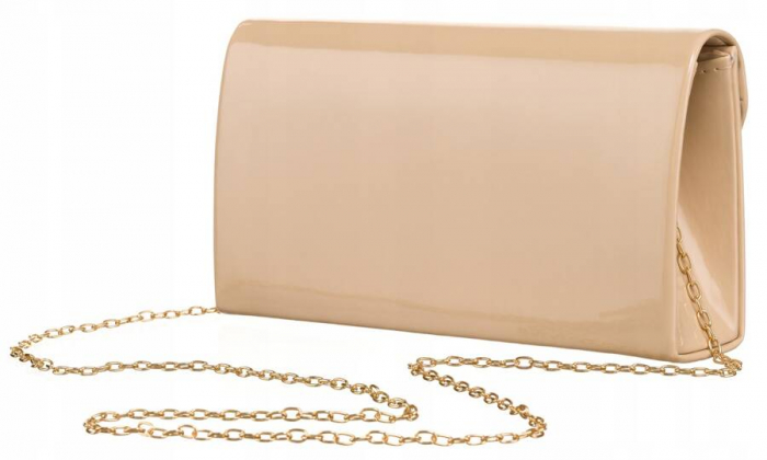 Geantă clutch de damă elegantă cu lant - Rovicky PTR-R-XS006-7271 NUDE [3]