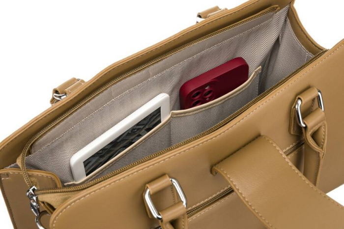 Geanta shopper de dama eleganta din piele ecologica - Rovicky PTR-R-073-04-0492 BEI [5]