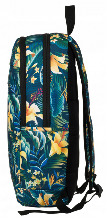 Rucsac clasic de damă din poliester cu model de plante - Rovicky PTR-R-PST-9336 09 [3]