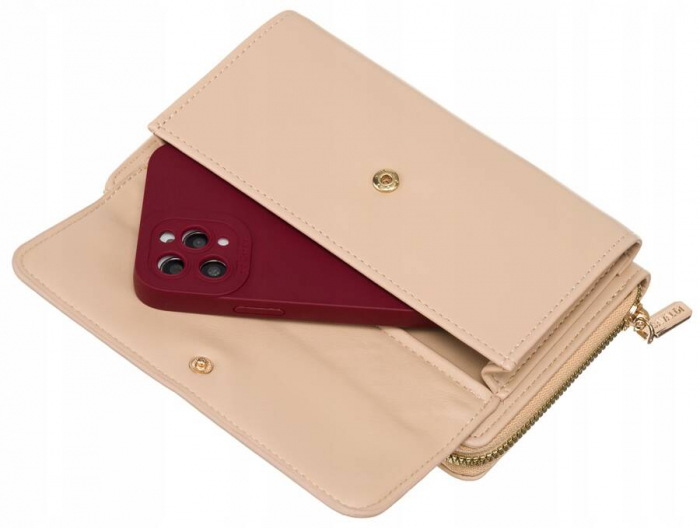 Poșetă-portofel elegant cu curea lungă - 4U Cavaldi PTR-M-13-8000 BE [8]