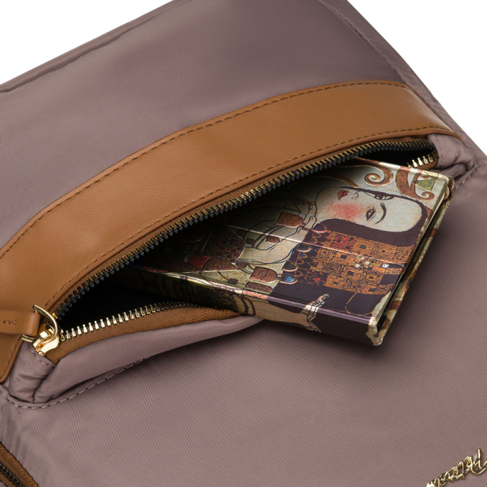 Rucsac de damă cu două compartimente din poliester - Peterson PTR-PTN JN-11-0160 BEIGE [17]