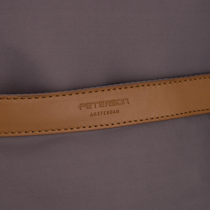 Rucsac gri din nylon pentru oraș, pentru femei - Peterson PTR-PTN JN-08-0030 GRAY [14]