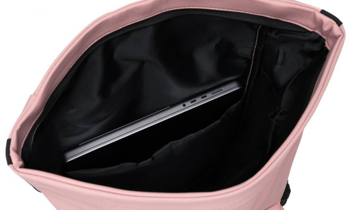 Rucsac sport roll-top de culoare roz, inchis cu catarama si fermoar - Peterson PTR-PTN NAIROBI-9169 PIN [9]
