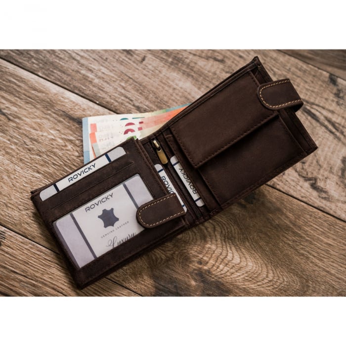 Portofel din piele naturala pentru barbati PTR-N992L-CHM-DOG-1-BL B [6]