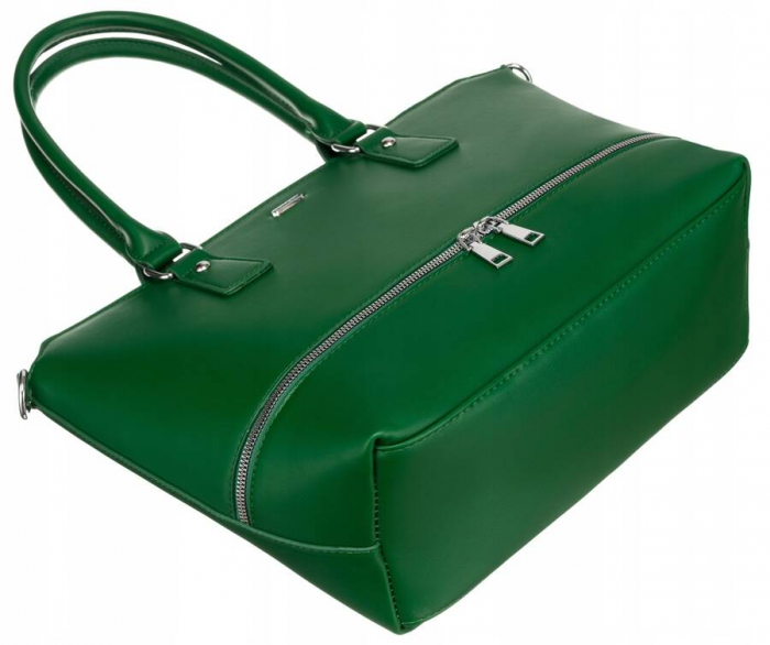 Geanta shopper de dama eleganta din piele ecologica cu curea detasabila - Rovicky PTR-R-072-04-0386 GRE [7]