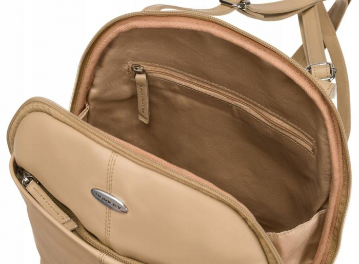 Rucsac mic, din piele, pentru femei - Rovicky PTR-R-311-22-NS-0874 BEI [4]