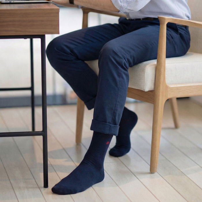 Set multicolor de șosete bărbătești în mărimile 40-45, confecționate din bumbac și elastan - Peterson PTR-PTN SML-S5-40-45-BNG [12]