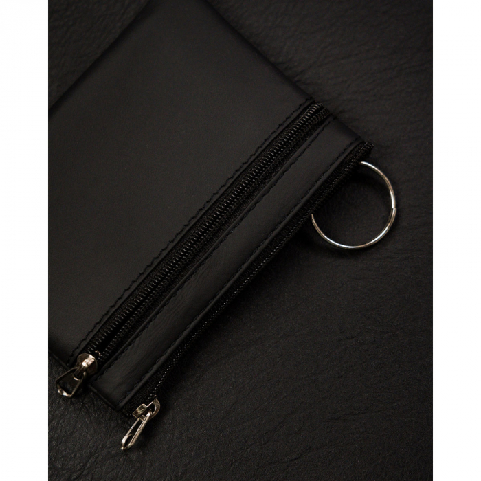 Husa pentru chei de culoare neagră din piele naturală PTR-34802-ACL-1084 BLACK [5]