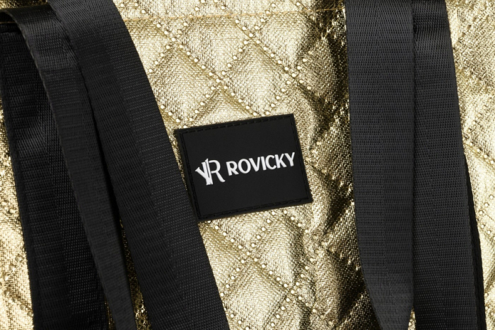 Geantă de cumpărături matlasată pentru femei - Rovicky PTR-RSPV-001P-5277 GOLD [4]
