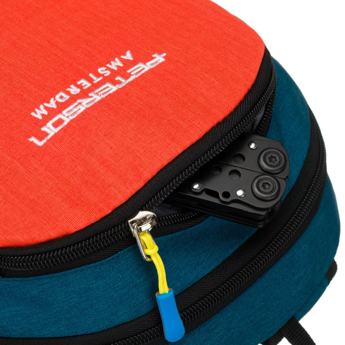 Rucsac turistic bleumarin și portocaliu cu închidere cu fermoar - Peterson PTR-PTN SBY-03-8429 BLUE [9]